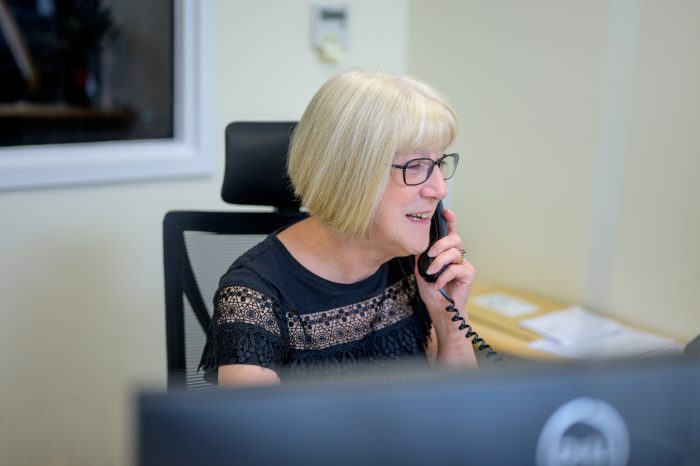 woman on the phone